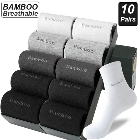 Men's Bamboo Socks – Comfort & Breathability (Buy 5 Get 10)
